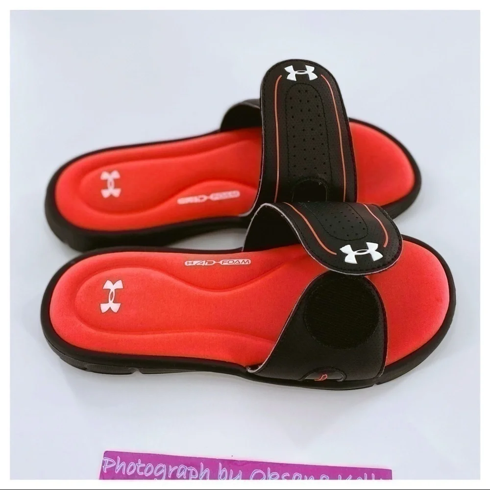 KIDS UNDER ARMOUR IGNITE Vlll SLIDE SANDALS 5Y